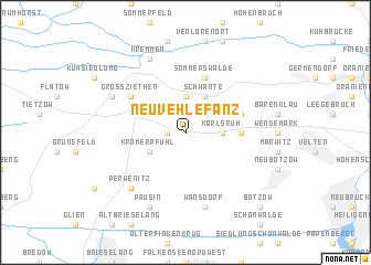 map of Neu Vehlefanz