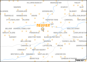 map of Neuvier