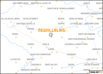 map of Neuvillalais