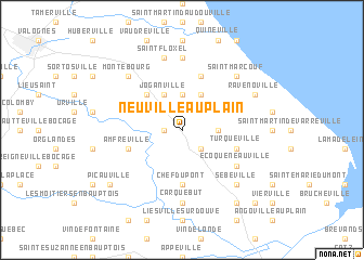 map of Neuville-au-Plain