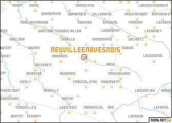 map of Neuville-en-Avesnois