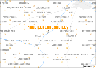 map of Neuville-lès-Loeuilly