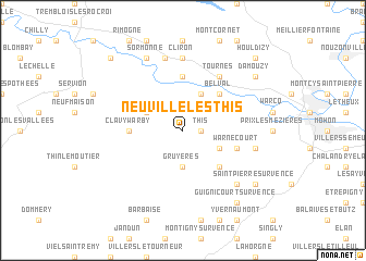 map of Neuville-lès-This