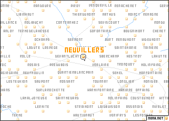 map of Neuvillers