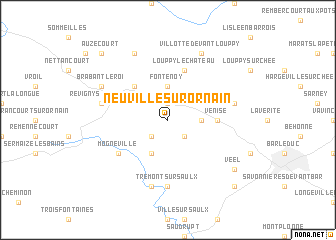 map of Neuville-sur-Ornain