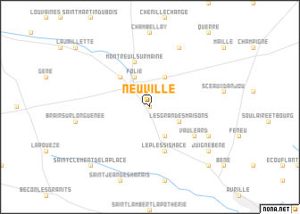 map of Neuville