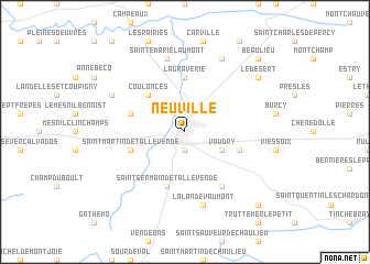 map of Neuville