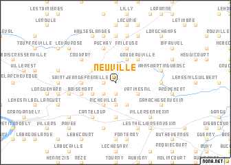 map of Neuville