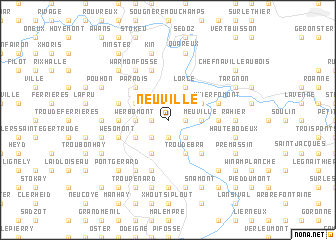 map of Neuville