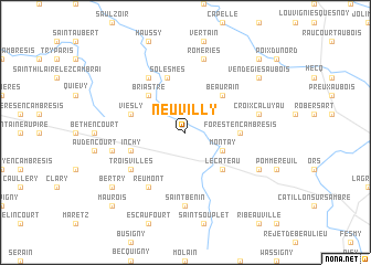 map of Neuvilly