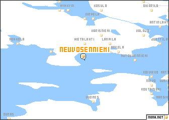 map of Neuvosenniemi