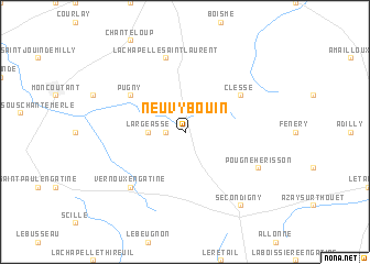 map of Neuvy-Bouin