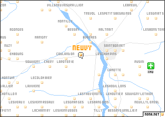 map of Neuvy