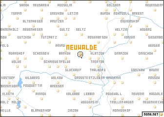 map of Neuwalde