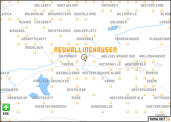 map of Neu Wallinghausen