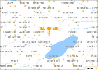 map of Neu Warsow