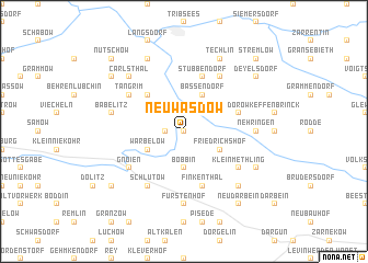 map of Neu Wasdow