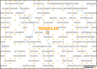 map of Neuweiler