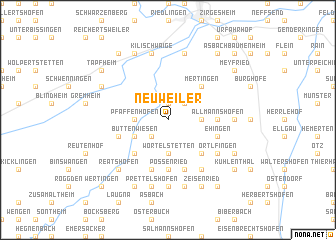 map of Neuweiler