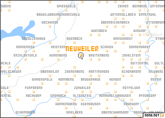 map of Neuweiler