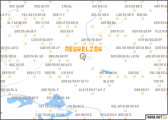 map of Neuwelzow