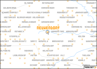 map of Neu Wendorf