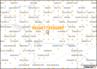 map of Neuwettersdorf