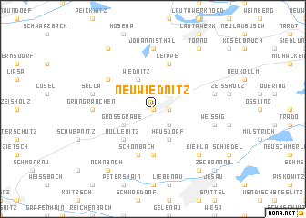 map of Neu Wiednitz