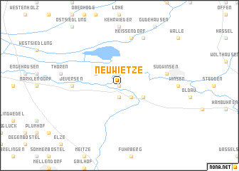 map of Neu Wietze