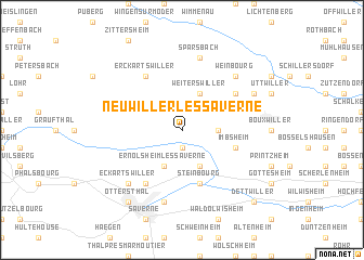 map of Neuwiller-lès-Saverne