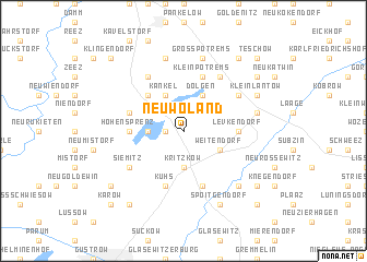 map of Neu Woland