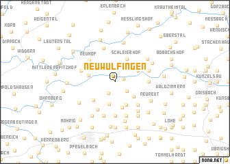 map of Neu Wülfingen