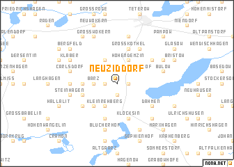 map of Neu Ziddorf