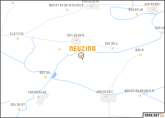 map of Neuzina