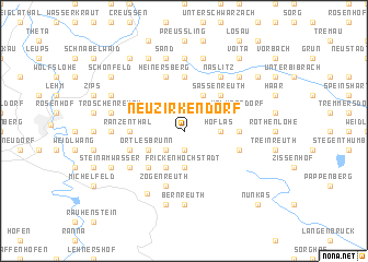 map of Neuzirkendorf