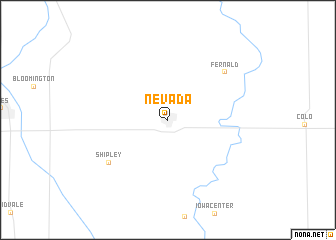 map of Nevada