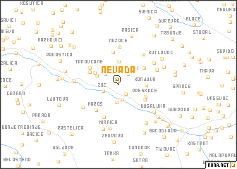 map of Nevada