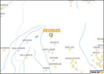 map of Nevados