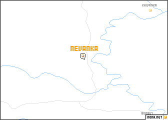 map of Nevanka