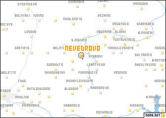 map of Nevedrovo