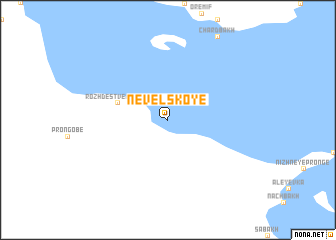map of Nevel\