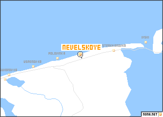 map of Nevel\