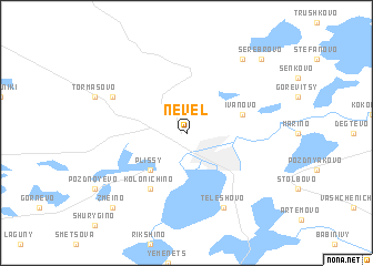 map of Nevel\