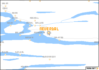 map of Neverdal