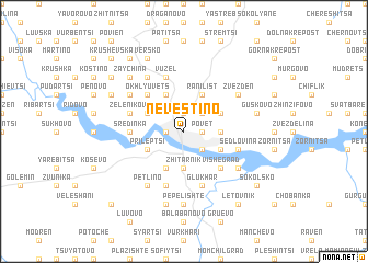 map of Nevestino