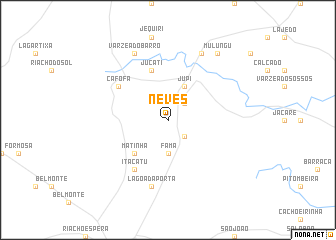 map of Neves