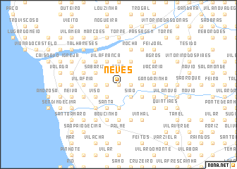 map of Neves