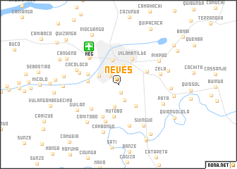 map of Neves