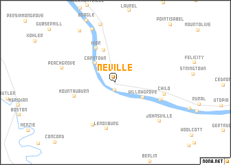 map of Neville