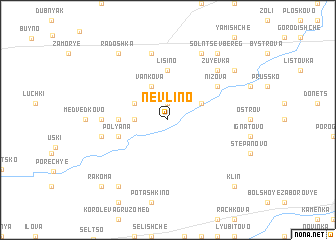 map of Nevlino